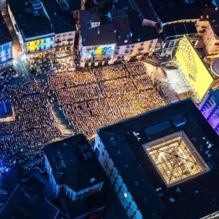 Piazza Grande, cuore pulsante del Film Festival di Locarno dove mangiare